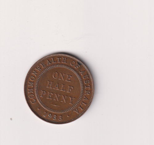 Australia half penny 1933 - australia,