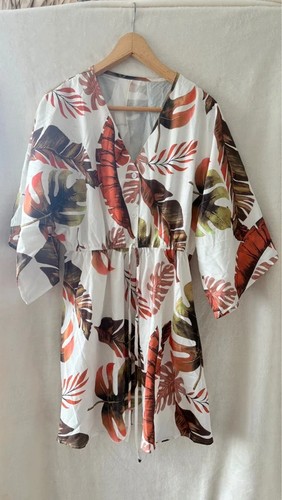 Shein tropical print neck - shein,