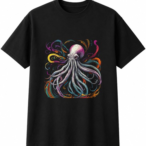 Giant squid sea ocean mens - squid,