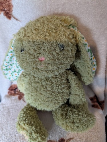 Cute green floral eared - floral, cookie