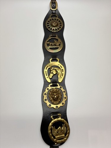 Vintage black leather - black, strap