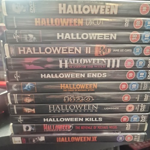Halloween dvds joblot - dvds,