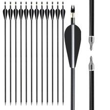 12Pcs Archery 30" Fiberglass