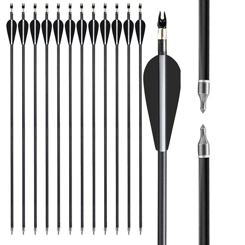 12pcs archery fiberglass - 12pcs, 30"