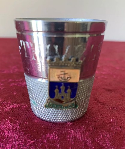 Vintage chrome enamel - vintage, &