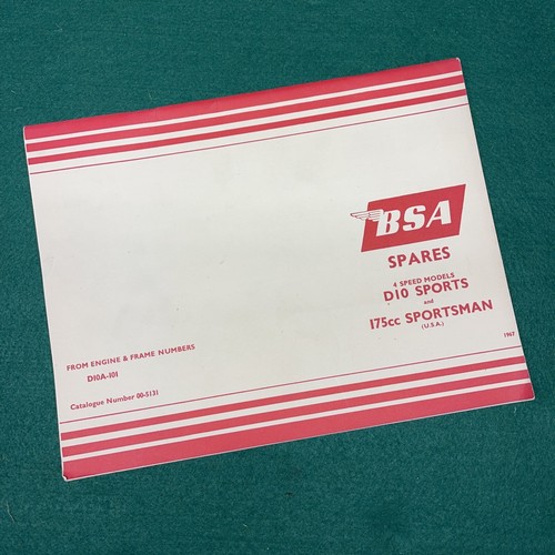 Bsa bantam d10 speed 175 - d10,