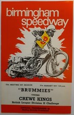 Birmingham crewe speedway - birmingham,