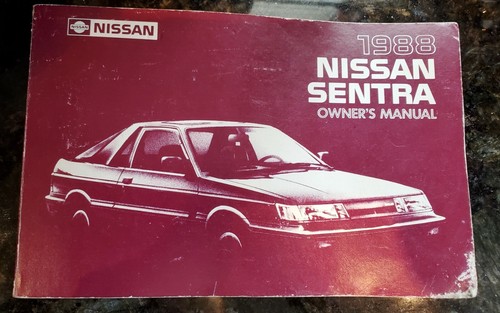 1988 nissan sentra owner - 1988,