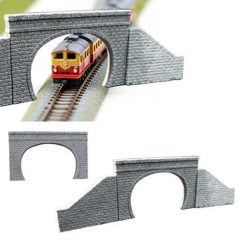 Scale railroad tunnel - railroad, portal