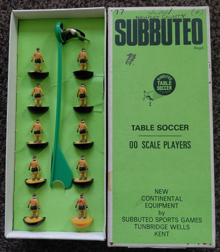 Wolves subbuteo football team - football,