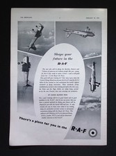Original 1953 Advert RAF