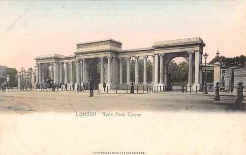 Postcard london hyde park - london,