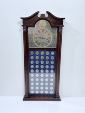 Danbury Mint State Quarter Clock With ALL Quarters Uncirculated ✅📸📝