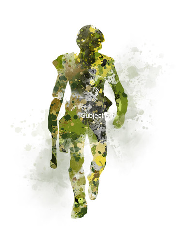 Johnny alpha art print - johnny,
