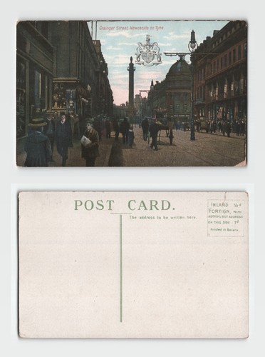 Postcard grainger street - grainger,