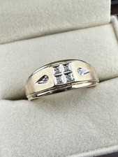 10k Yellow Gold Diamond Men's