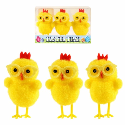 Easter yellow chicks - yellow, with