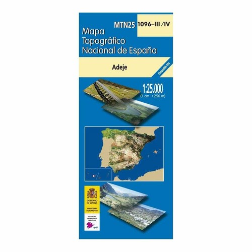 Spain tenerife map 1096 4 - map, 1096-3/4