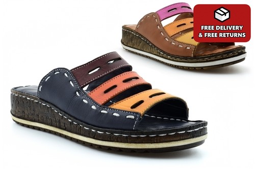 Womens leather sandals ladies - womens,