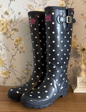 Joules Navy Blue Polka Dot