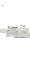 Dior Washcloth Towel White Gold Tone 31x30cm