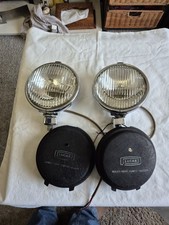 CLASSIC LUCAS CHROME LAMPS IN WORKING CONDITION EXAMINE THE PHOTOS AS THIS FORMS