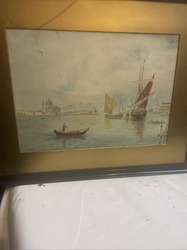 Vintage original watercolour - original,