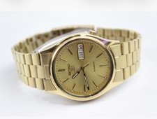 Seiko 5 Gold Tone Automatic