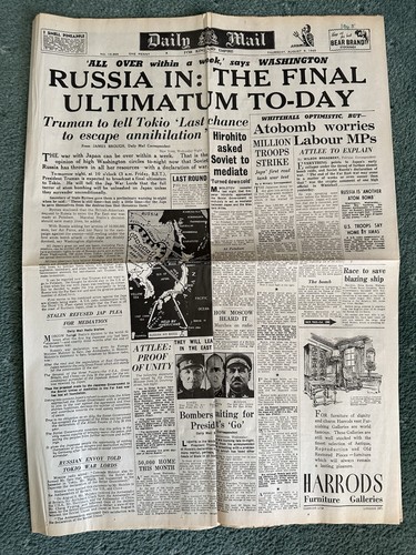 Original ww2 daily mail - daily,