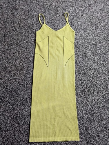 Zara midi dress yellow - dress,