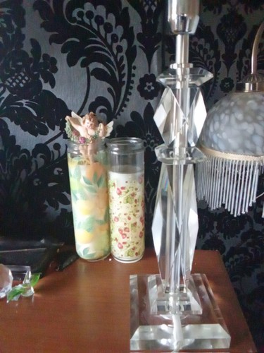 Vintagecut glass crystal art - ,