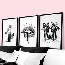 Set of 3 Black and White