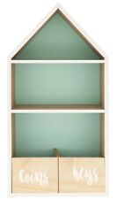 Wall Mounted Wooden Shabby Chic Keys And Coin Hanging Storage Unit Cabinet New