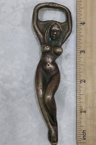 Vintage brass bottle opener - vintage,