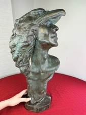 Vtg 19” Figural Bust