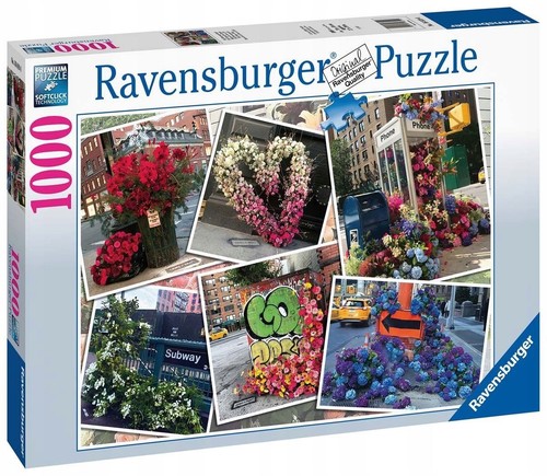Ravensburger 1000pc nyc flower - nyc,