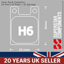 Hope C2 Disc Pads - Twin Pack