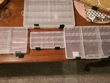 4 Fishing Tackle Clear Plastic