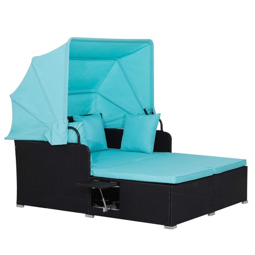 Patio rattan daybed with - daybed,