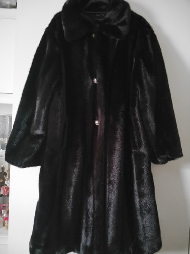 River island black faux - black, fur