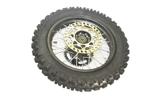 Pit bike steel rear wheel - steel,