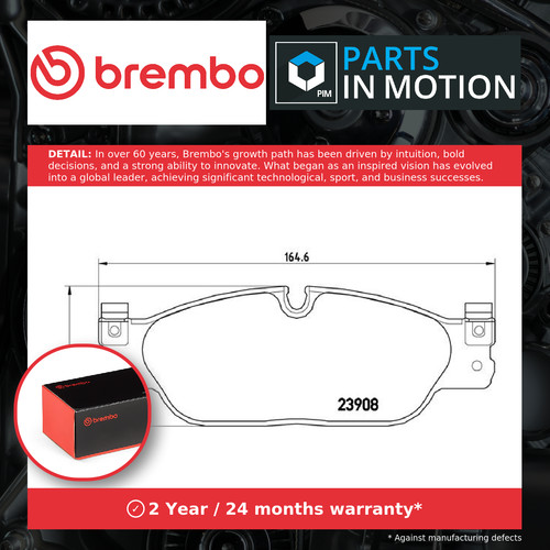 Brake pads set fits jaguar - brake,