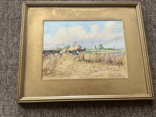 Vintage watercolour painting