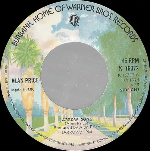 Alan price jarrow song vinyl - price,