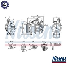 COMPRESSOR AIR CONDITIONING 890919 FOR MERCEDES-BENZ MARCO/POLO/Camper VITO 2.0L