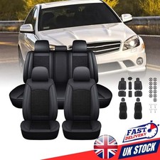 5-seat Front+Rear Full Set Car Leather Seat Covers For BENZ A B C E S G Class #F