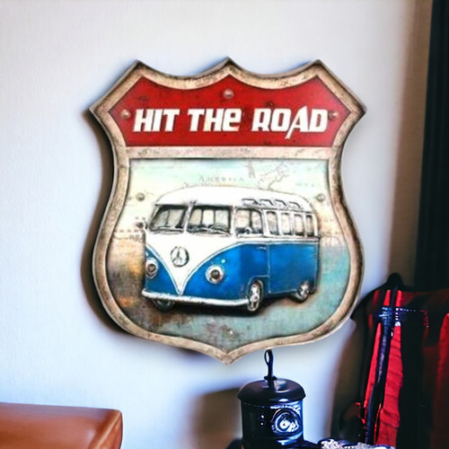 Classic camper van led wall - van,