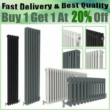 Traditional 2 3 4 Column Radiator Vertical Horizontal Heating Cast Iron Style UK