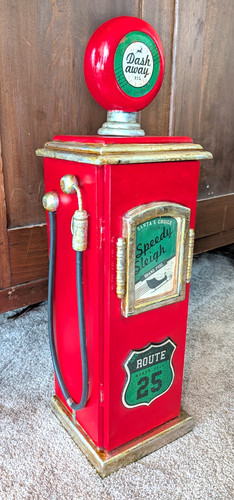 Vtg route gas pump retro - 25,