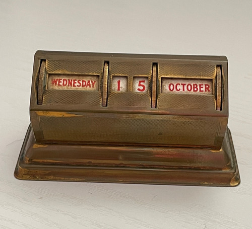 Vintage brass perpetual date - perpetual,